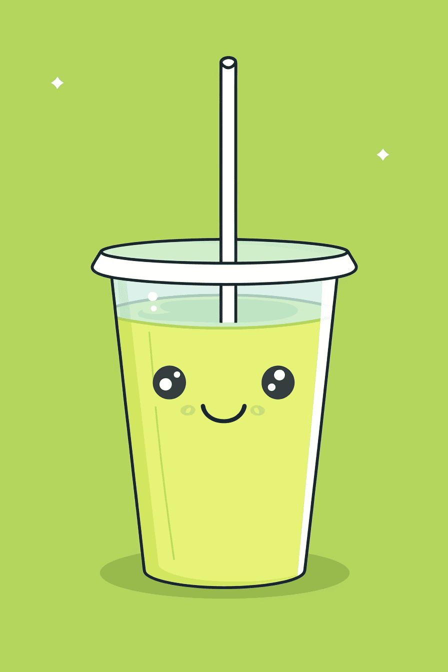 Cheerful Smiling Smoothie
